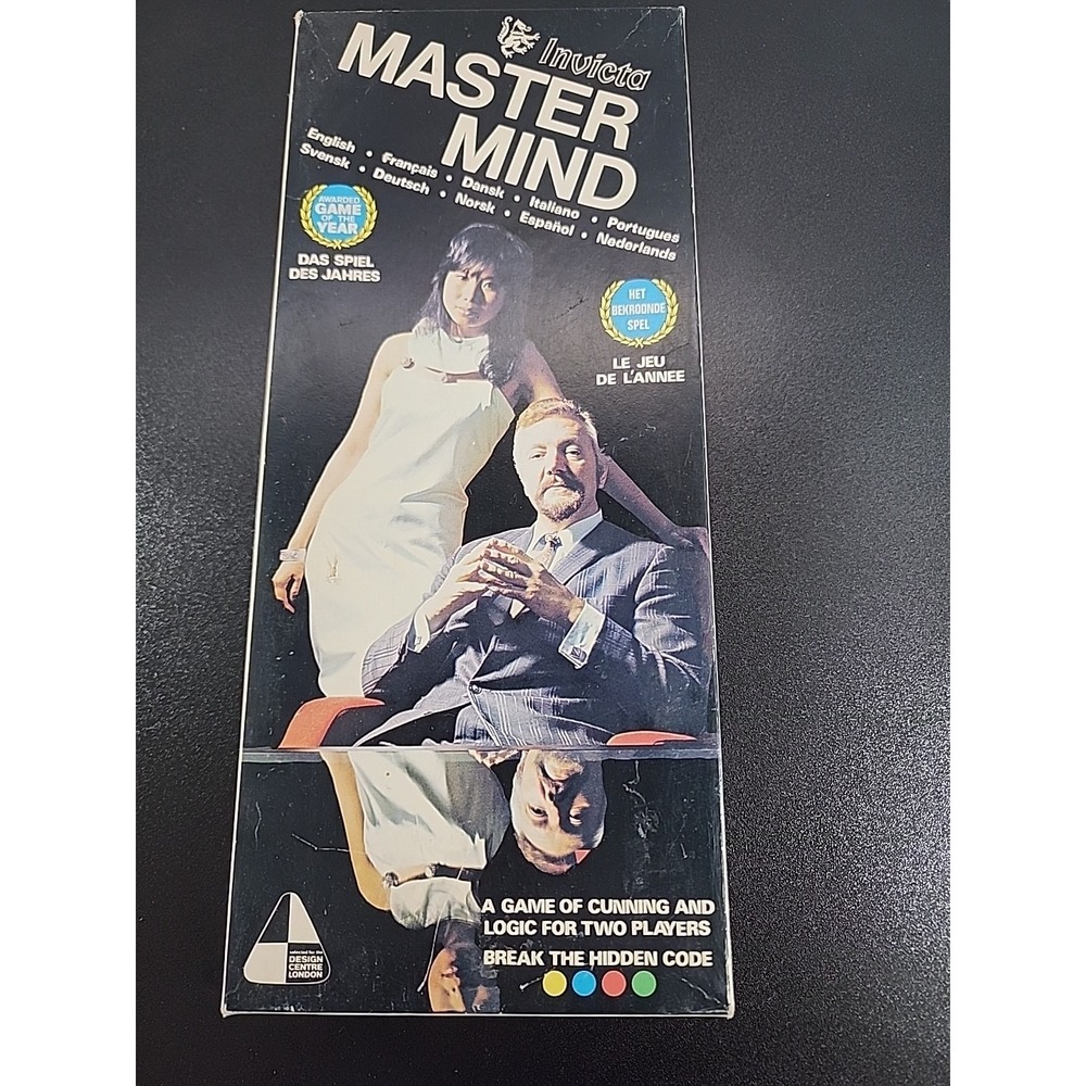 Master Mind Mastermind Invicta Strategy Game‎ 1972 Vintage